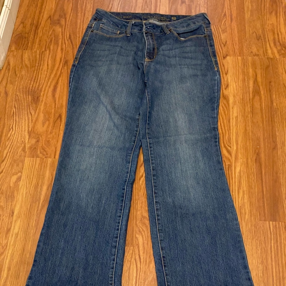 Faded Glory Curvy Mid rise Boot Cut Jeans Sz8A - Picture 2 of 3